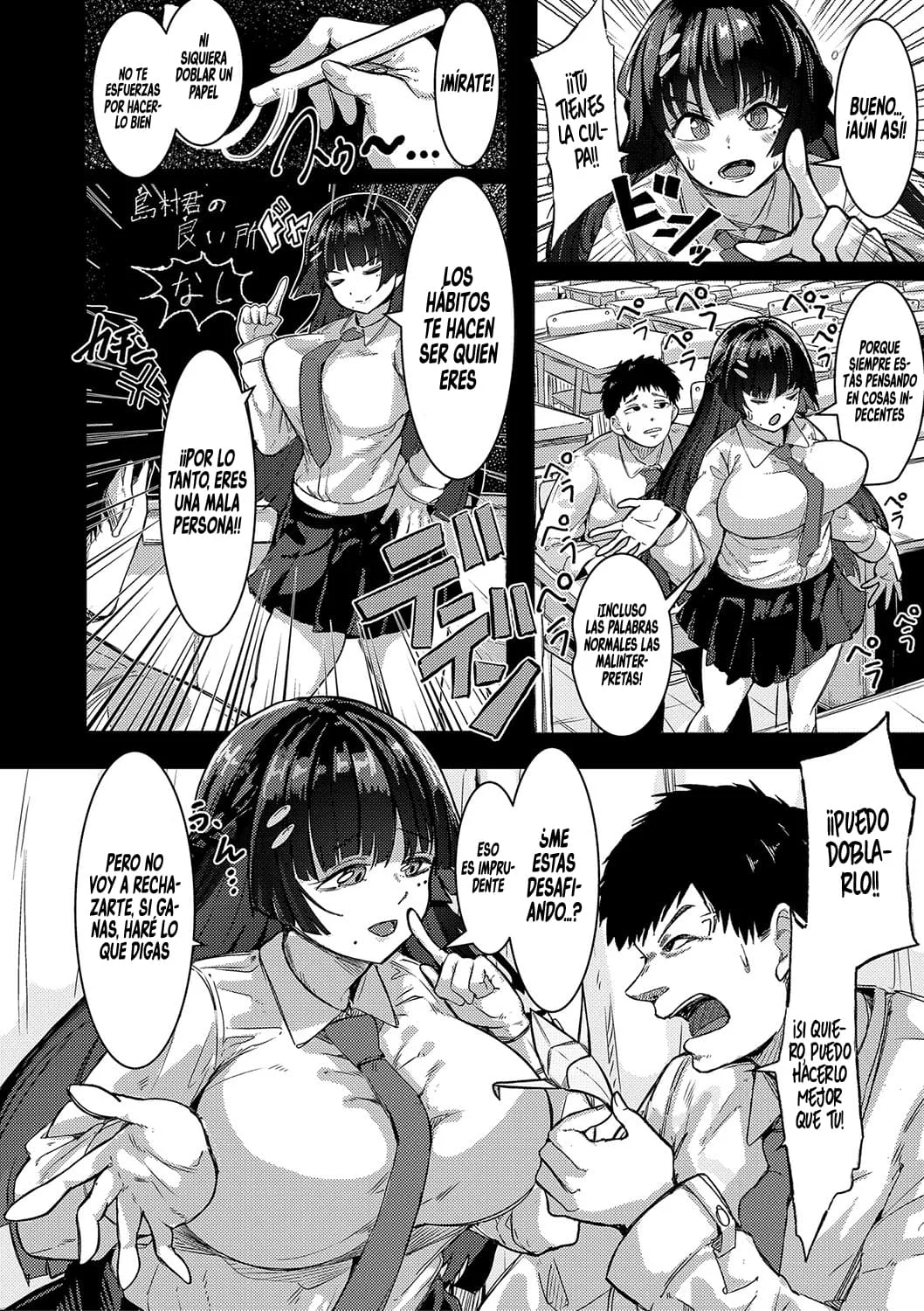 Hard Sex ni Dohamari Shita Bakunyuu Iinchou -Watashi tte Sonna Gehin na Koe Dashiterun desu ka？- Ch. 1-2 | La Tetona Presidenta Estudiantil se Volvió Aadicta al Sexo -¿Estoy Hablando una Voz así de Cachonda？- Cap. 1-2 page 7 full