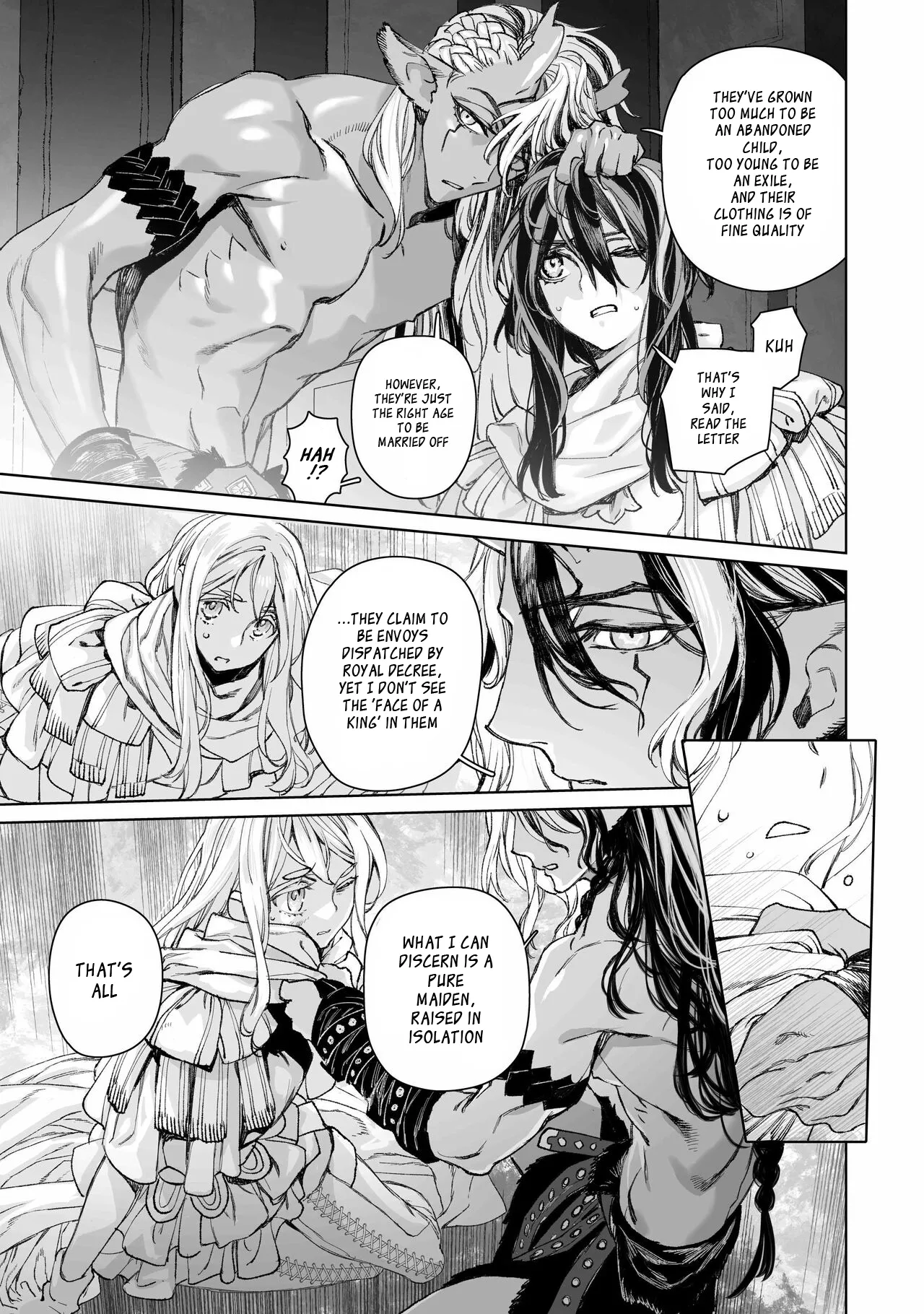 Moloch no Toriko ~Junsui Baiyou Lesbian to Jain no Shinzoku Yoki senu Error de Masaka no Seikon~ | Moloch's Victims ~ An Unexpected Marriage Between a Pure-Breeding Lesbian and a Giant God Clan in an Unforgivable Error page 10 full