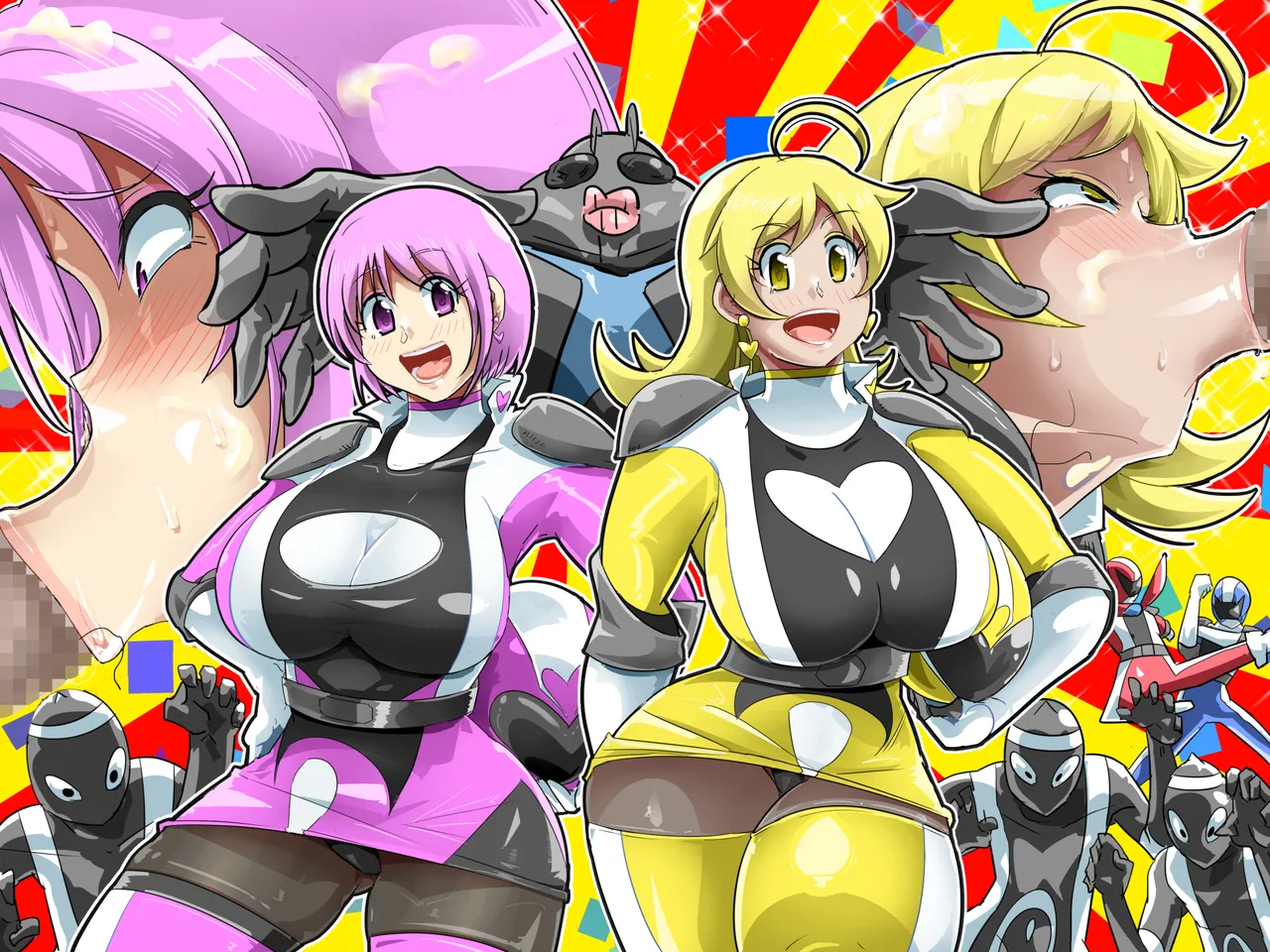 Reverse Sentai Heroine Defeat Sex page 1 full