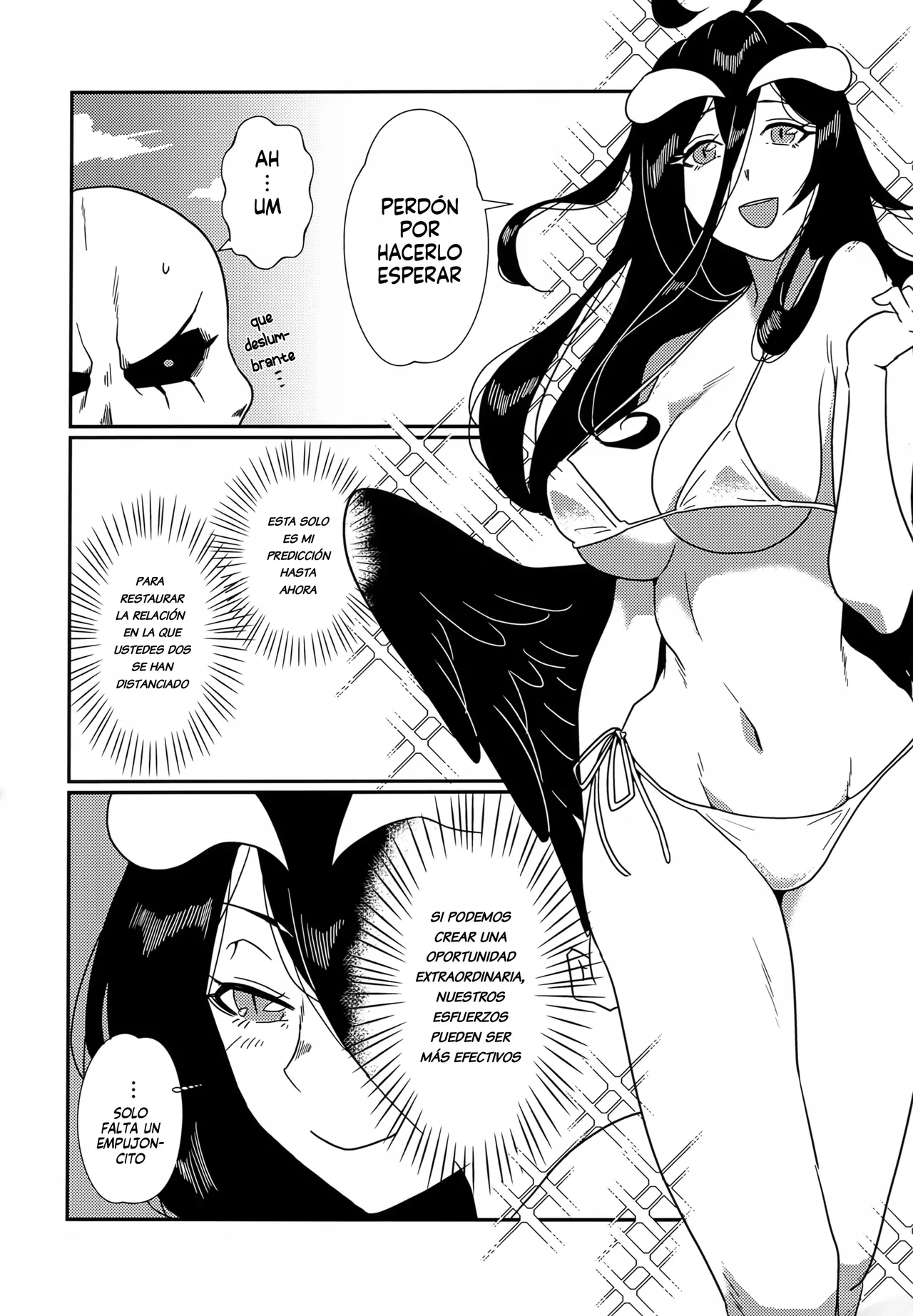 Albedo-san to! 3 | Albedo san y el mar! page 10 full