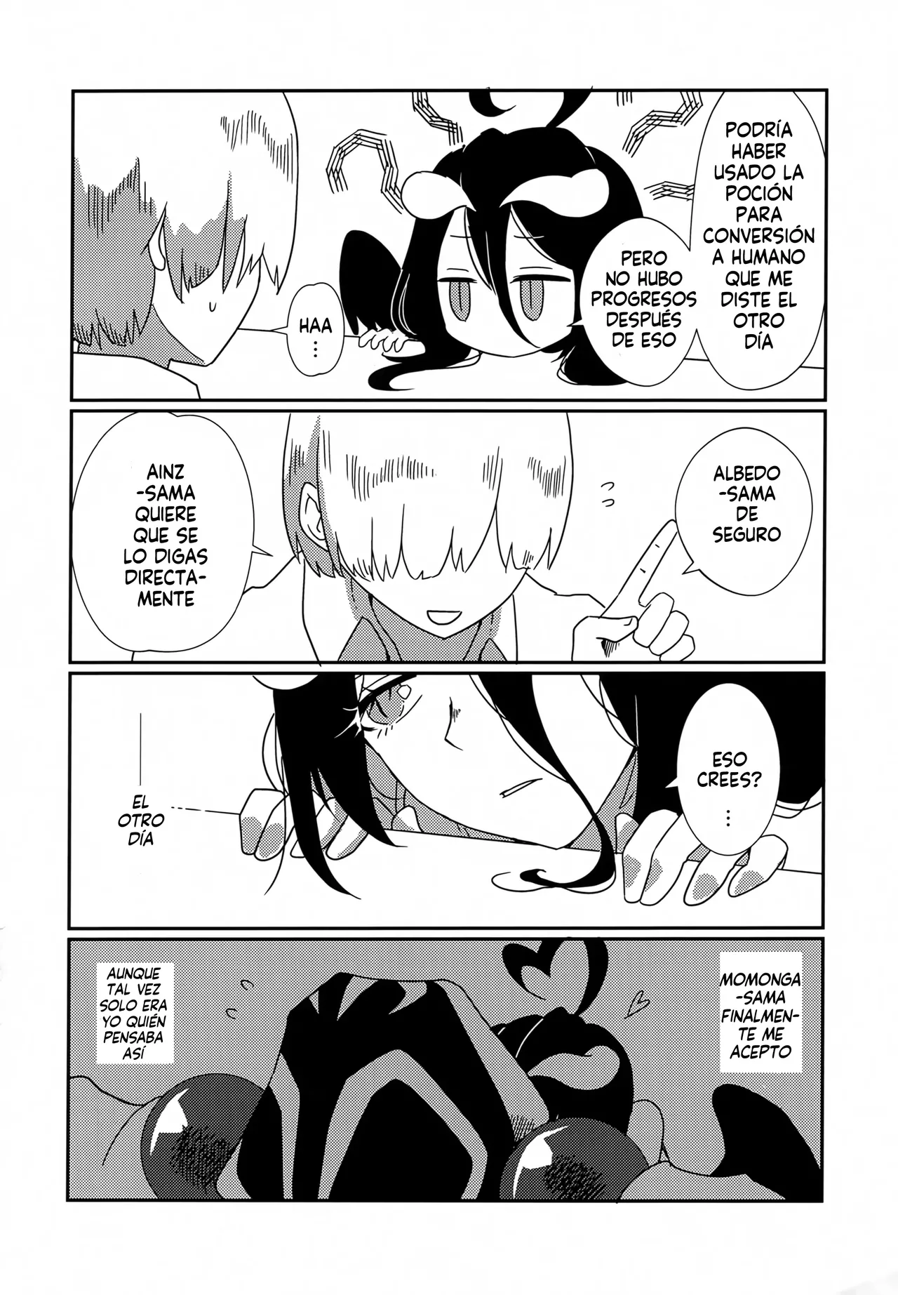 Albedo-san to! 3 | Albedo san y el mar! page 4 full