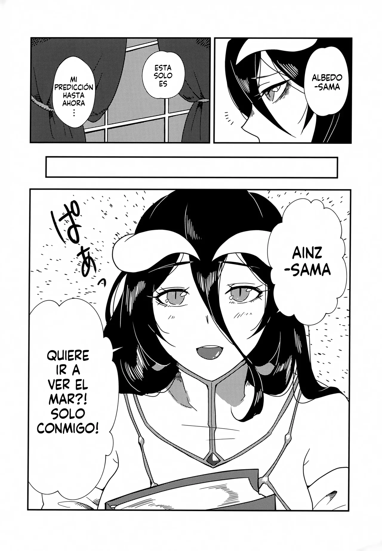 Albedo-san to! 3 | Albedo san y el mar! page 6 full