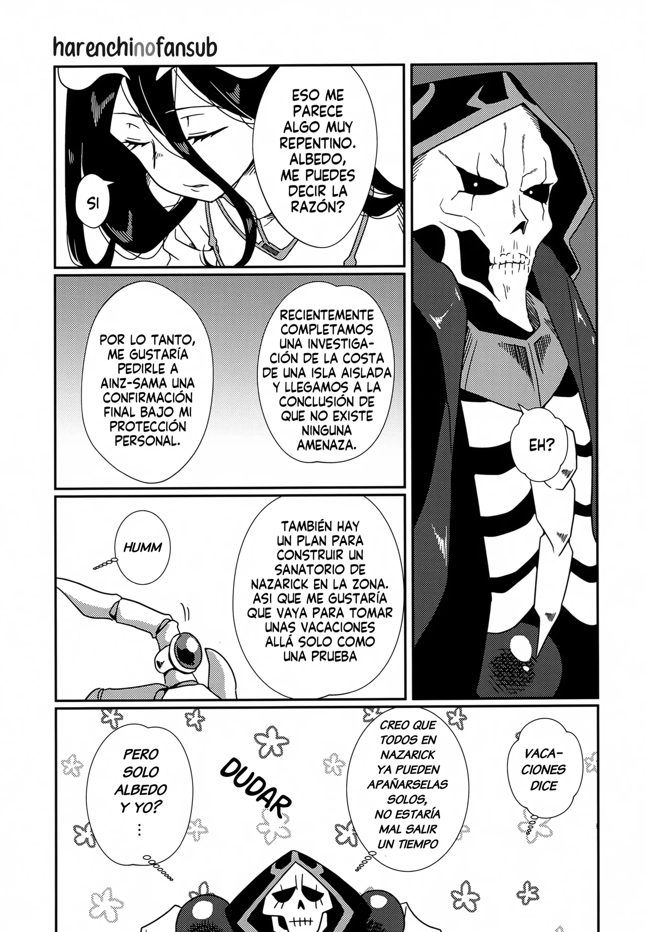 Albedo-san to! 3 | Albedo san y el mar! page 7 full