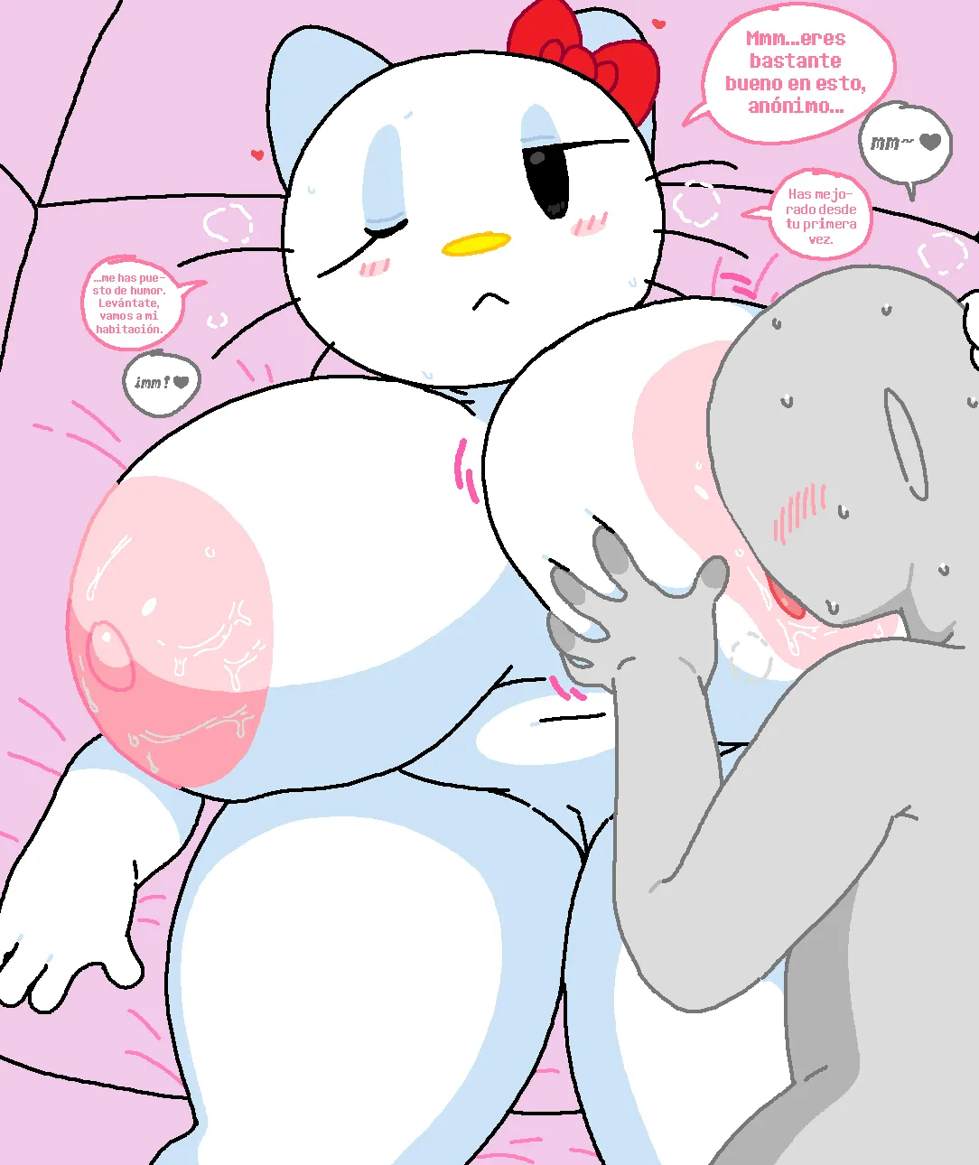 Visitting Kitty page 7 full