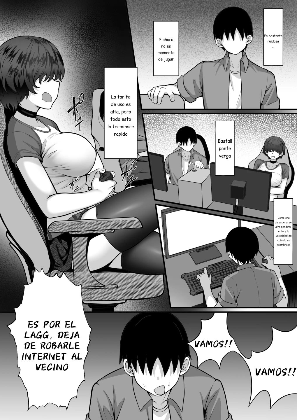 Ore no Joukyou Seiseikatsu 16 "NeCafe Hen" | Mi vida sexual en Tokio 16 "Edición Netcafe" page 8 full