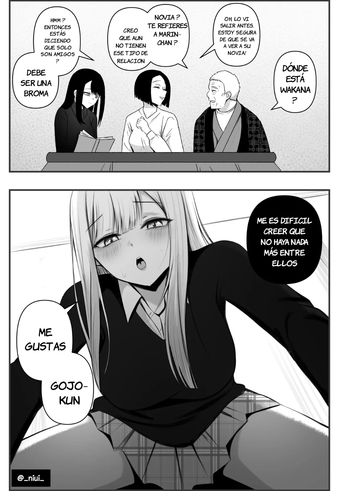 La confesion de Gojo y Marin page 1 full