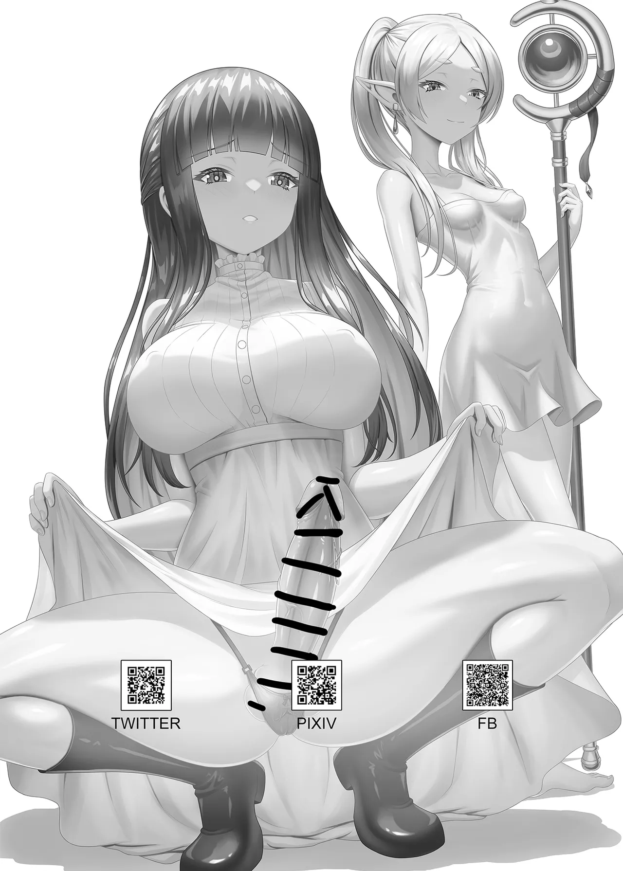 Frieren no Kyokon Mahou | Frieren's Big Dick Magic page 2 full