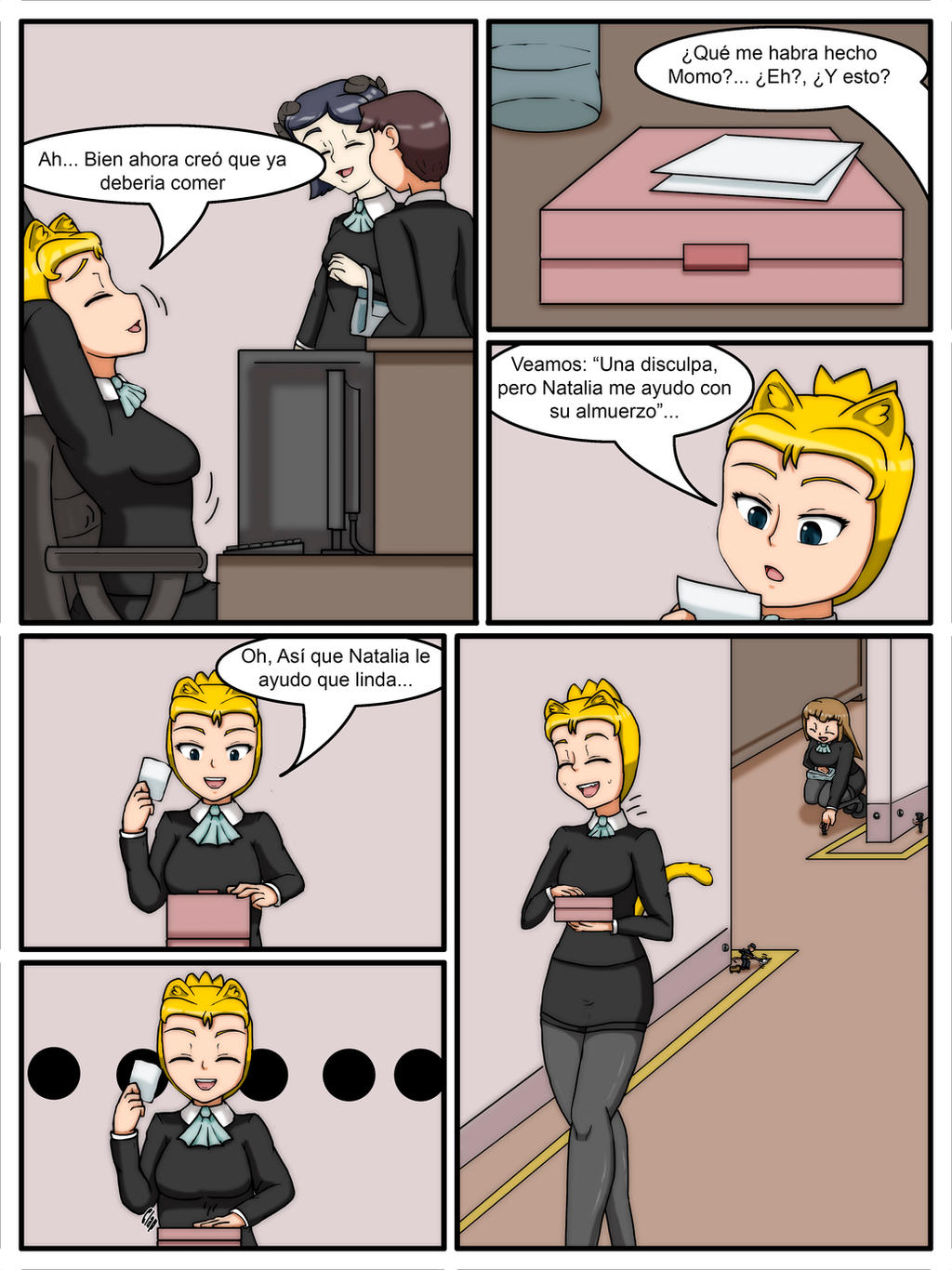 Hermanas Neko: Lunch Time page 4 full