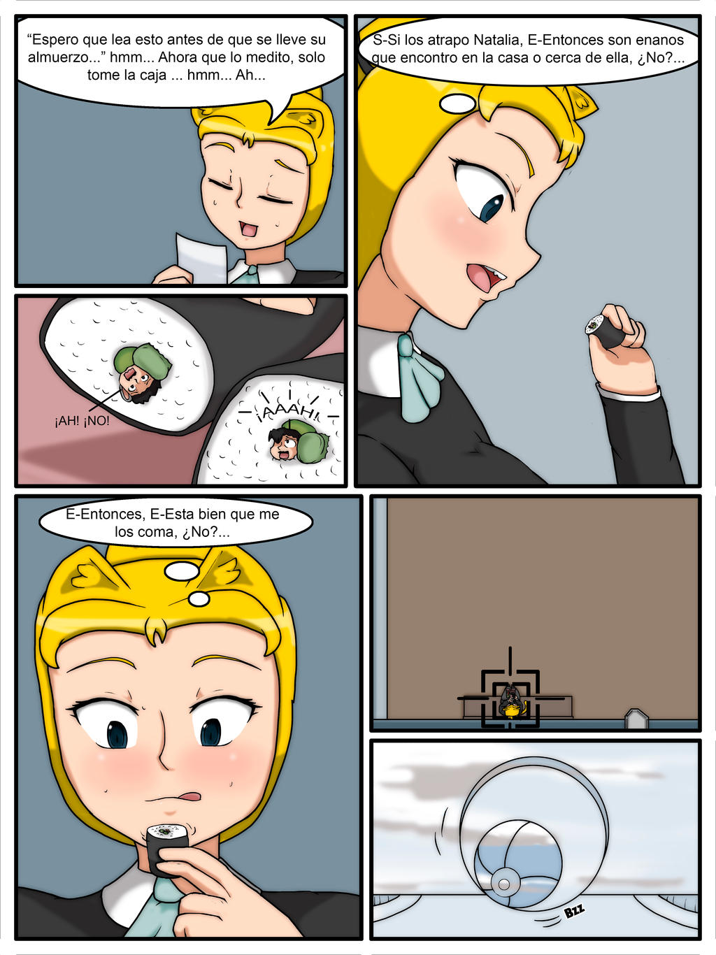 Hermanas Neko: Lunch Time page 6 full
