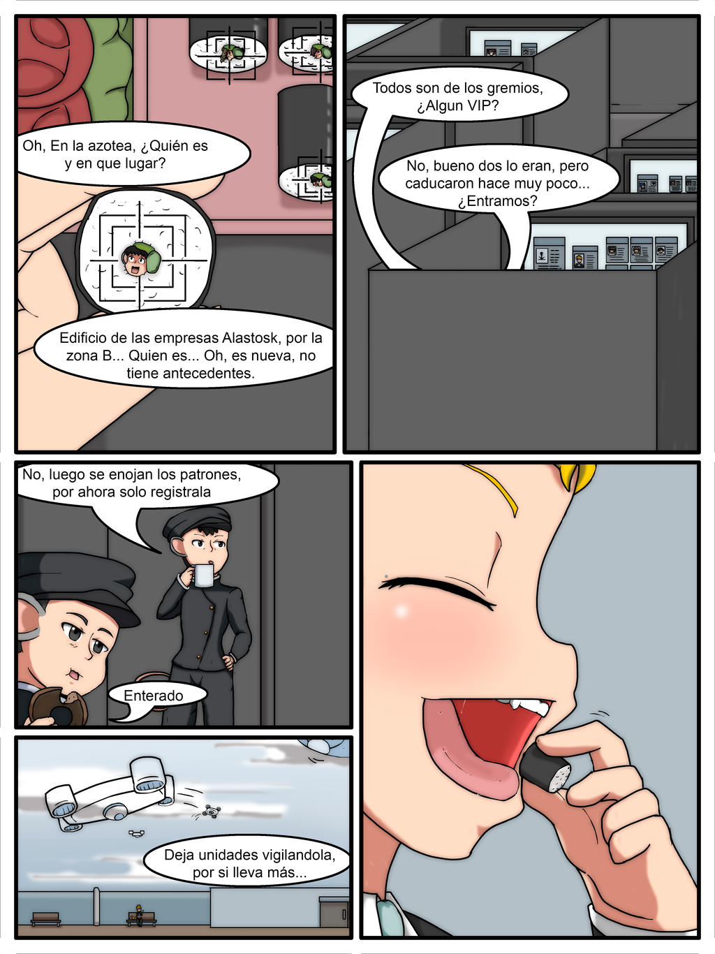 Hermanas Neko: Lunch Time page 7 full
