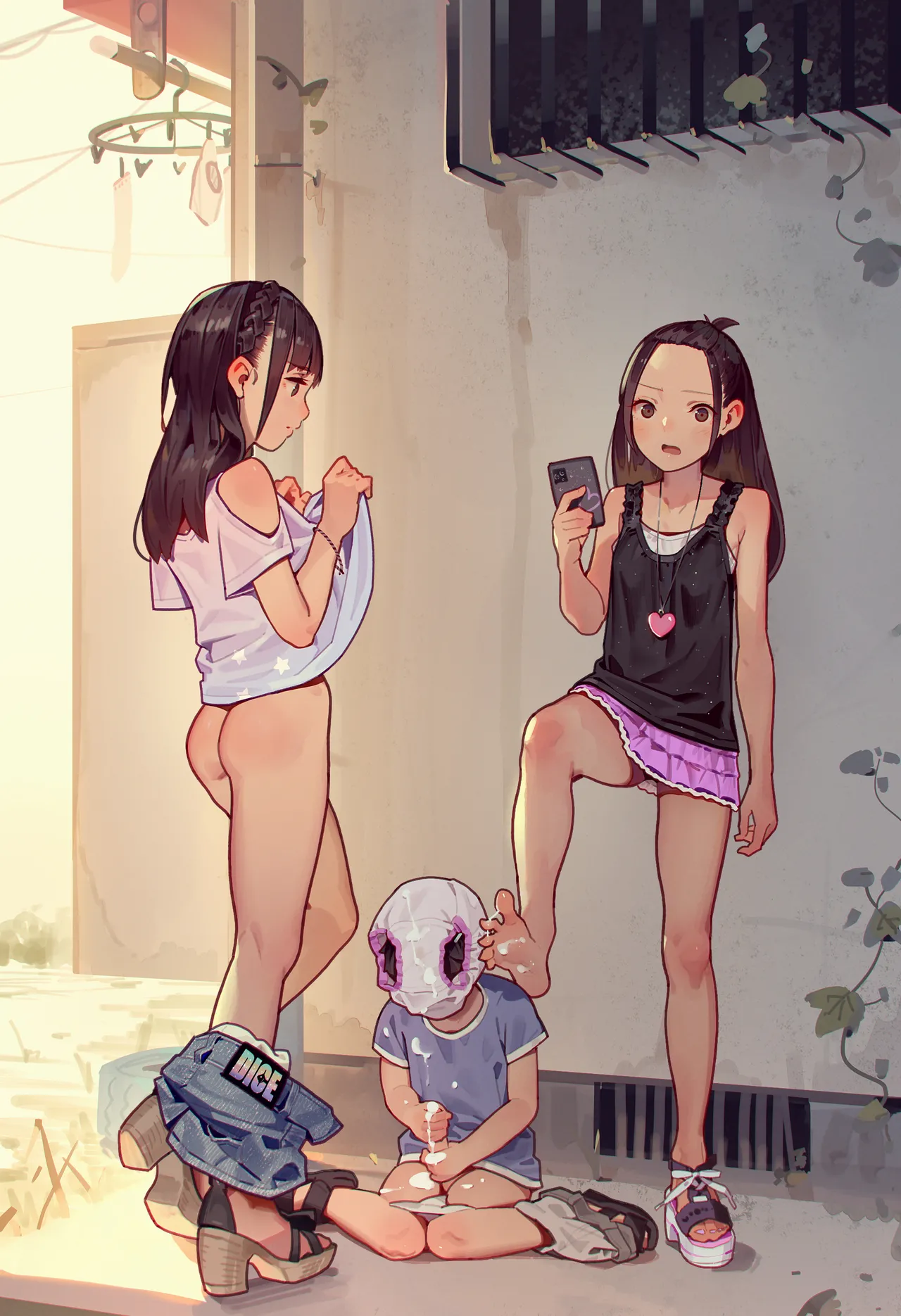 Trauma Seitsuu Uetsukete kuru Kinjo no Kowai Onee-chan-tachi page 10 full