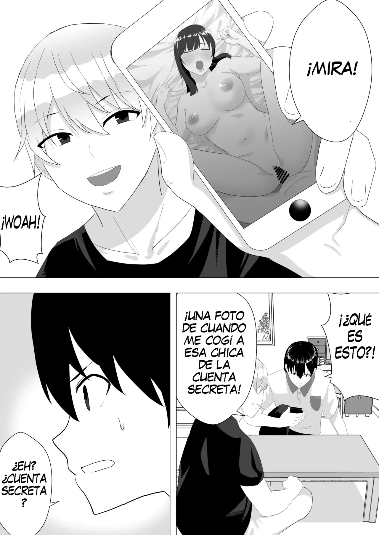 Kimottama Kaa-chan ~Genki Mama ga Boku no Dekachin ni Ochiru made~ | Una Vigorosa Madre ~Hasta Que La Enérgica Madre Caiga Ante Mi Gigante Pene~ page 9 full
