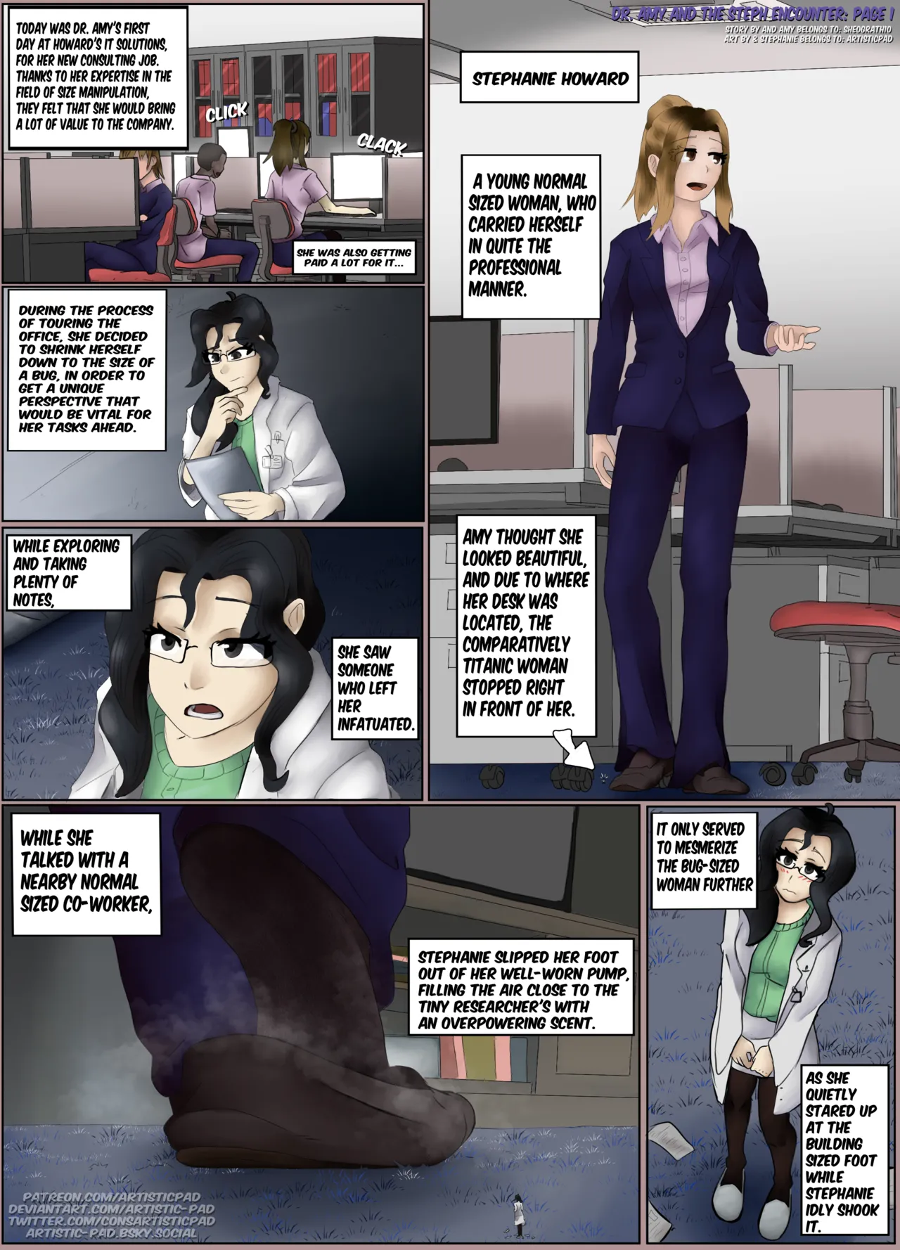 Stephanie and Dr. Amy's Encounter page 1 full
