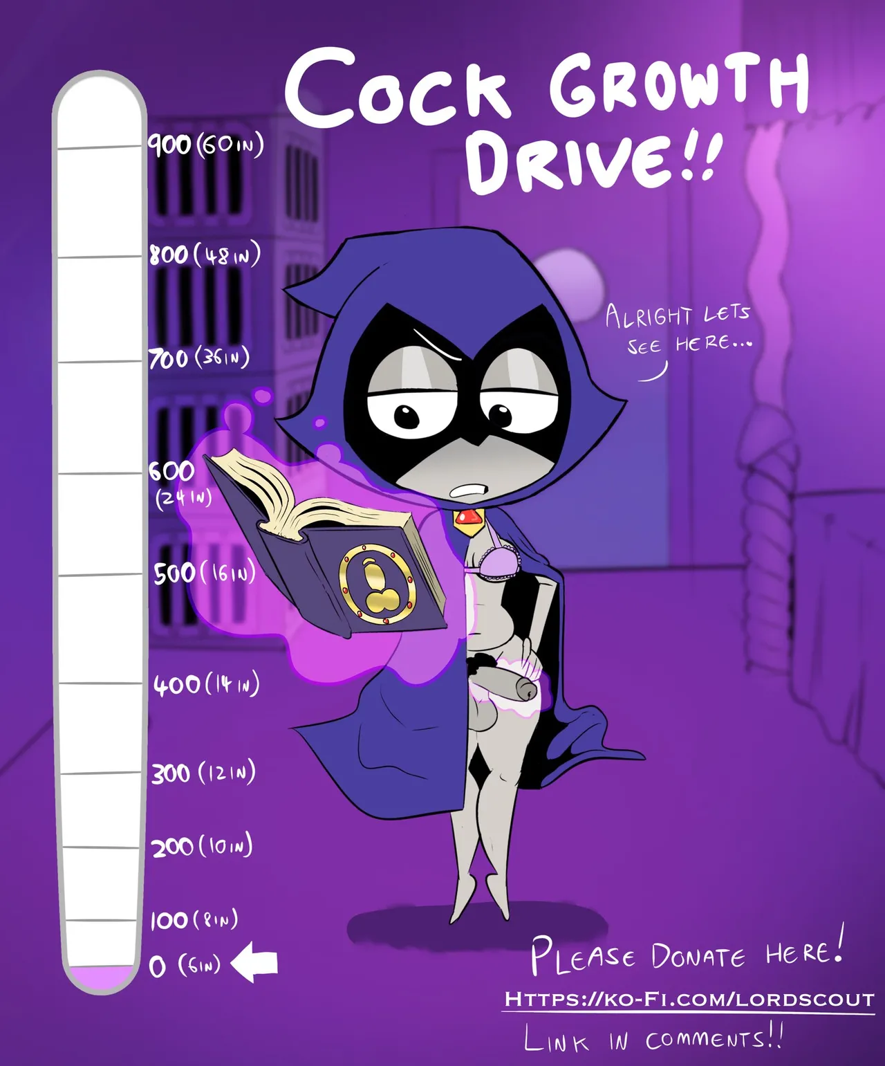 Raven's Cock Growth Drive page 1 full