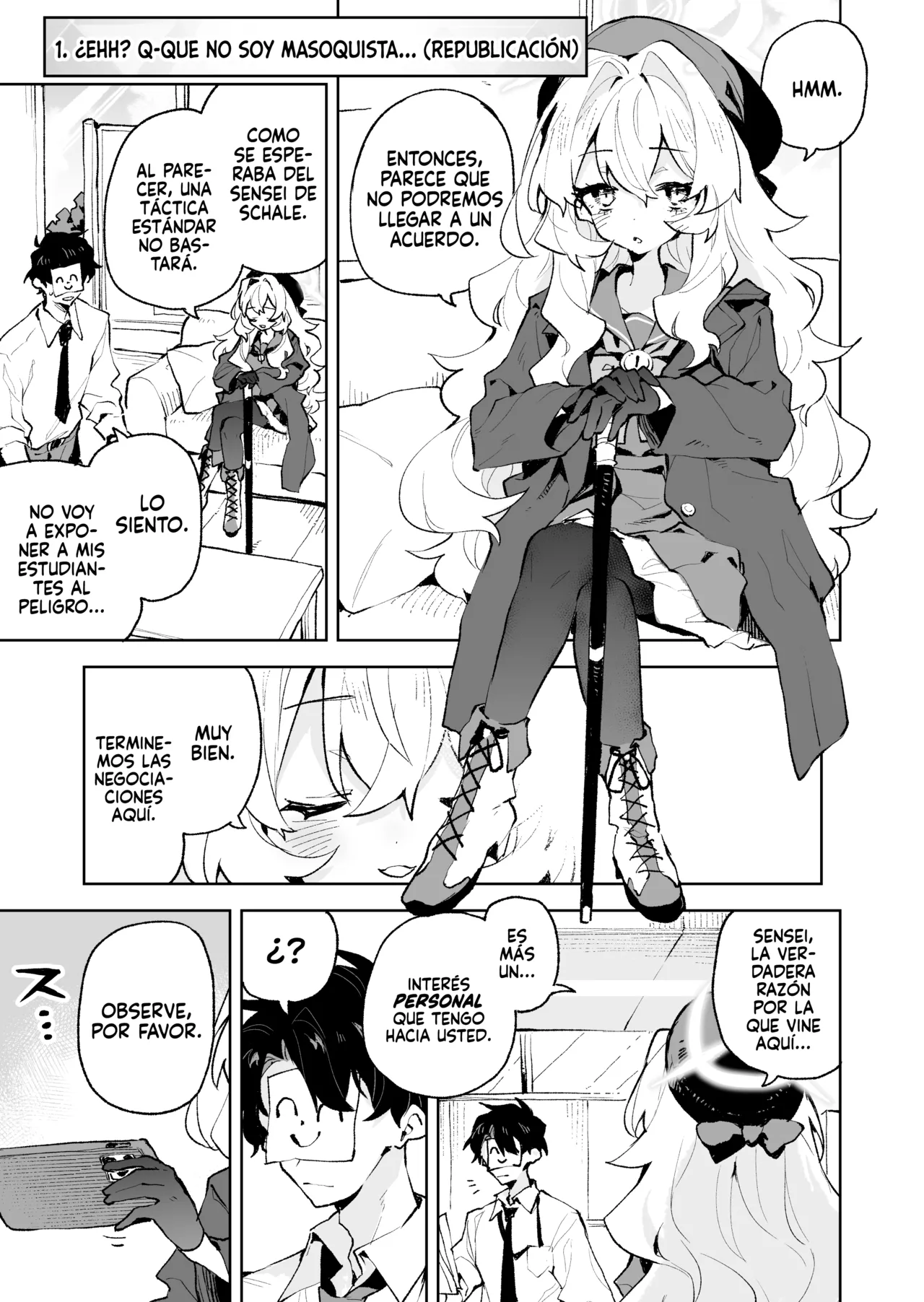 Niyaniya Kyouju no Ama Zeme Gotoki ni Makenai ga!? | ¡No seré derrotado por la Profesora Risueña y sus Tentaciones Tentadoras! page 2 full
