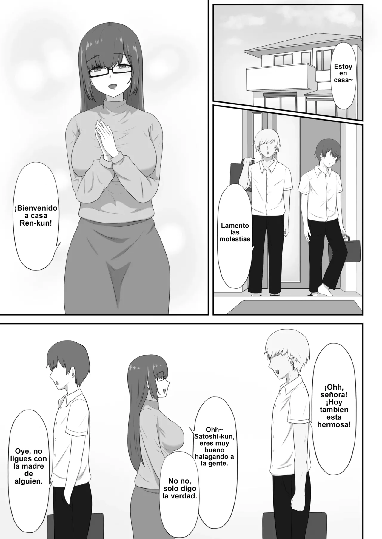 Jimi na Kaa-chan wa Tomodachi no SeFri | Mi Sencilla Madre es la Amiga Sexual de Mi Amigo page 3 full