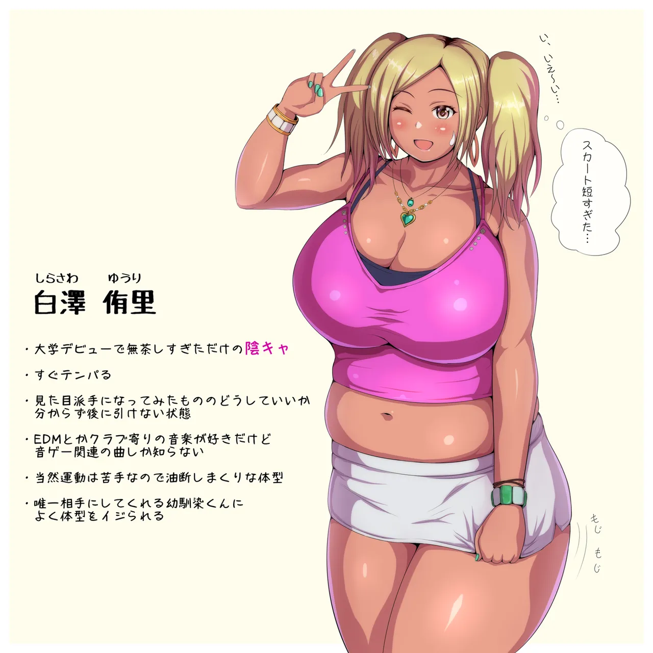 Fat gyaru Yuri Shirasawa, chronological gallery page 1 full