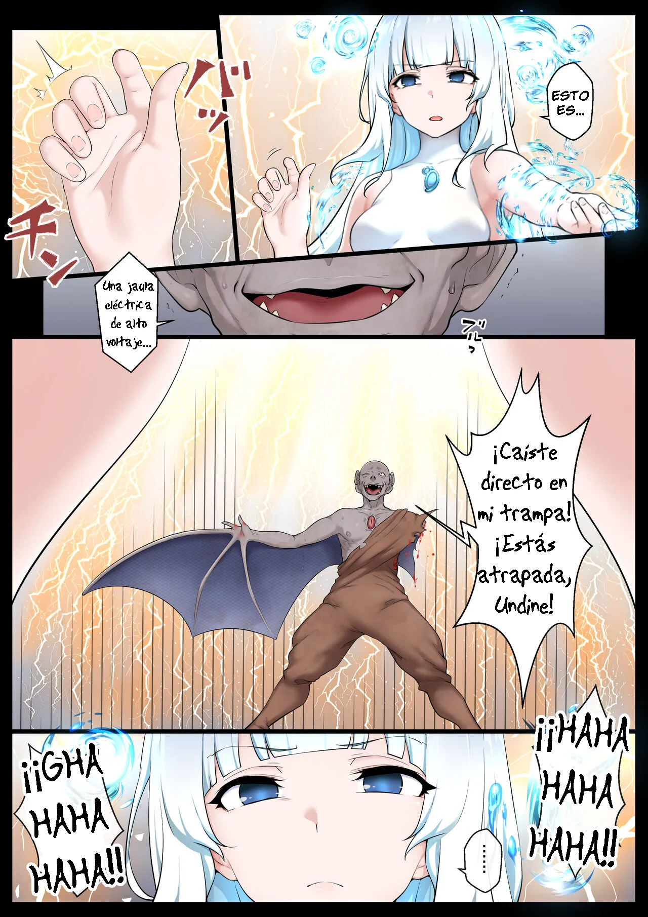 Mizu no Mahou Shoujo VS Slime Kaijin | La Chica Mágica del Agua VS El Monstruo de Slime page 4 full