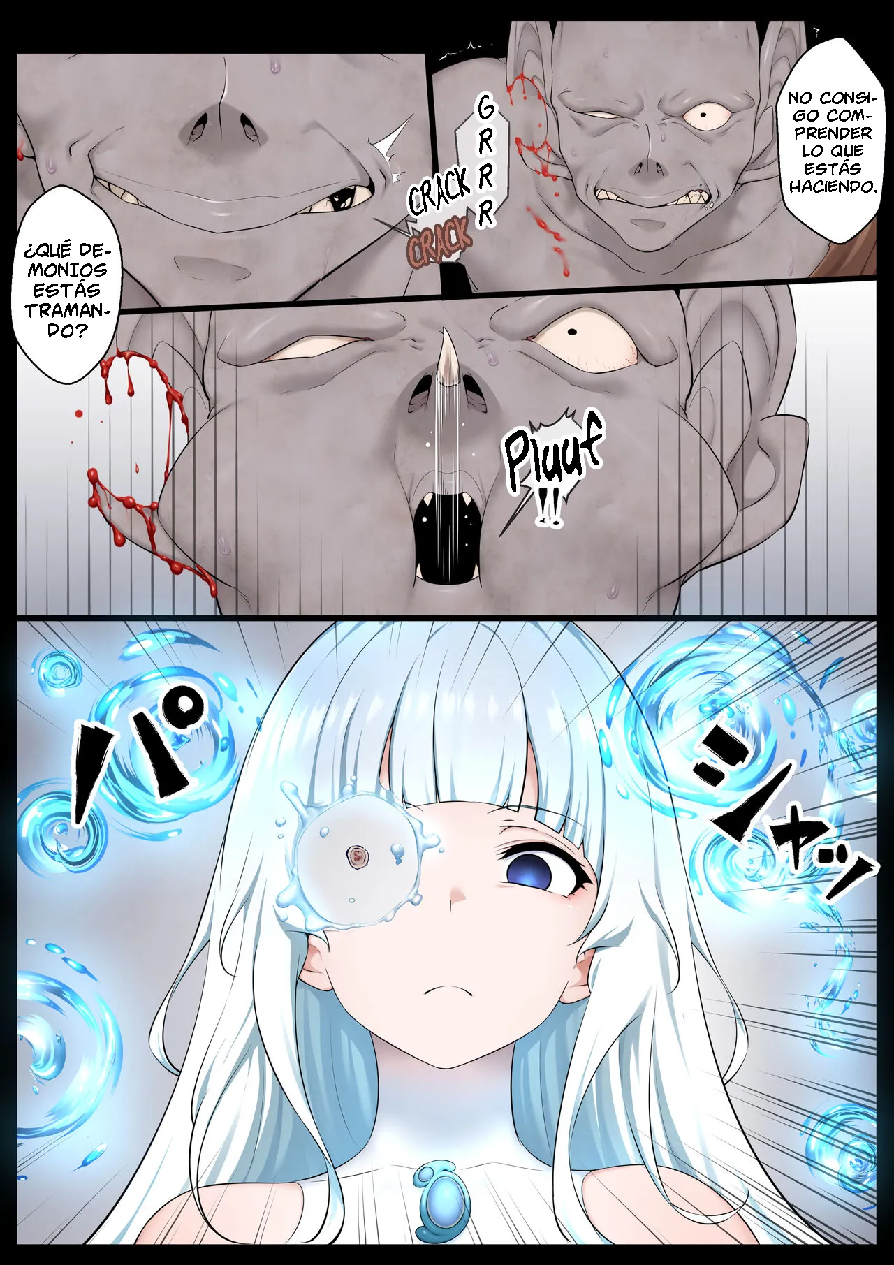 Mizu no Mahou Shoujo VS Slime Kaijin | La Chica Mágica del Agua VS El Monstruo de Slime page 8 full