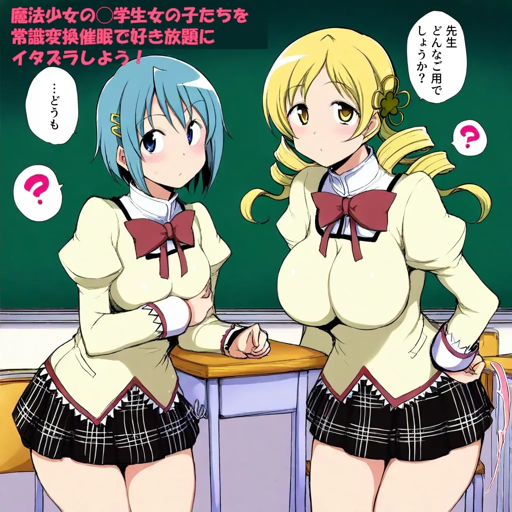 Mami and Sayaka Hypno page 1 full