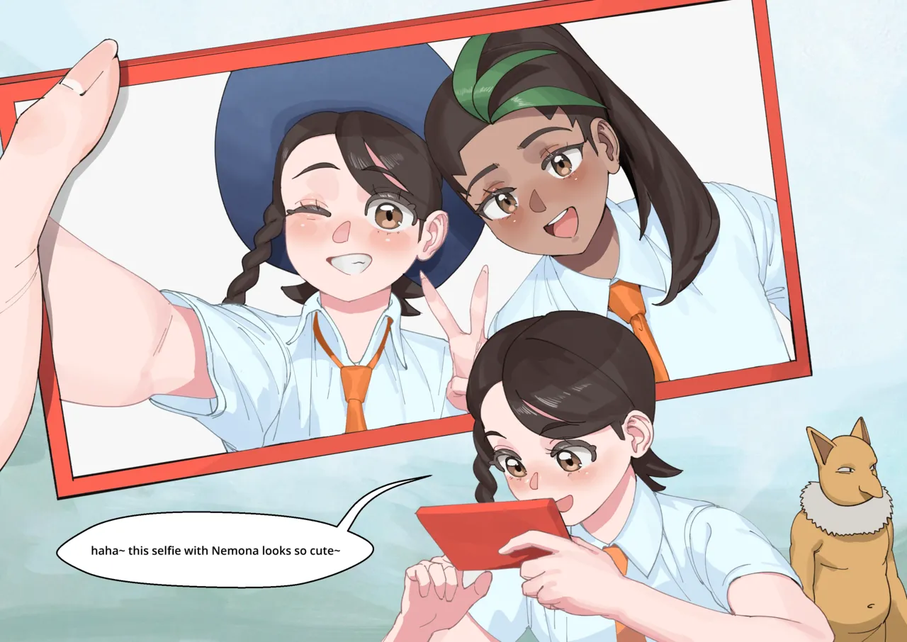 Juliana takes a selfie page 1 full