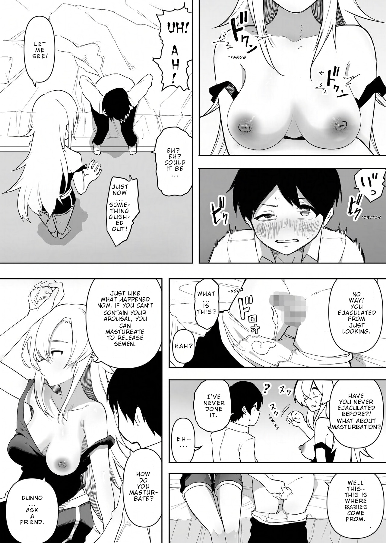Yuujin no Gal na Mama ni Fudeoroshi Shite Moratta Hanashi | A Story About How My Friend's Gyaru Mom Was My First Time page 10 full
