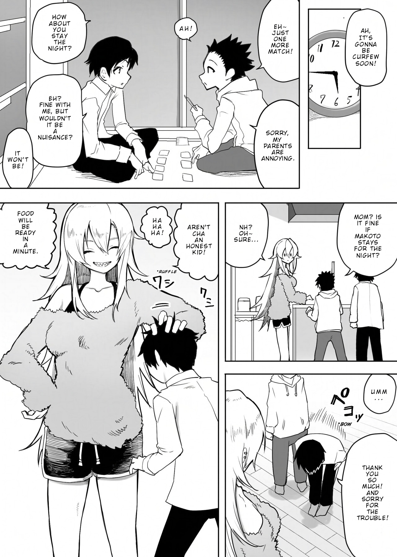 Yuujin no Gal na Mama ni Fudeoroshi Shite Moratta Hanashi | A Story About How My Friend's Gyaru Mom Was My First Time page 4 full