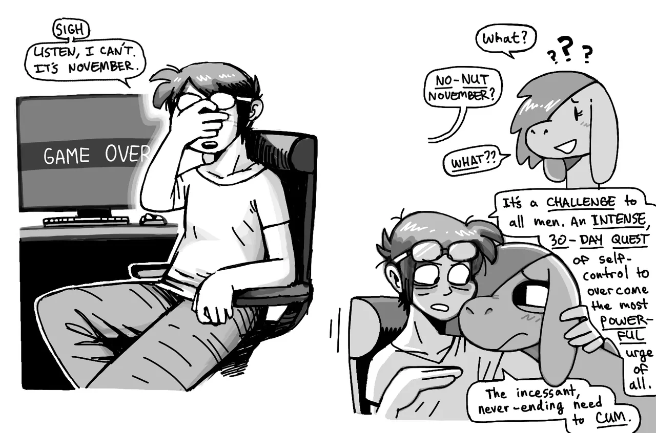 Ginger's No Nut November + Destroy Dick December page 2 full