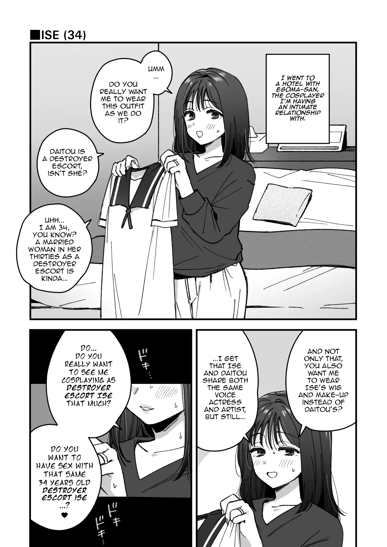 Ise Layer No Manga | A Manga about Ise Cosplayer page 10 full