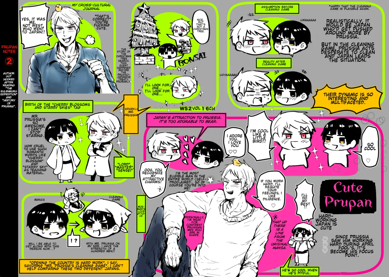 PruPan/Prussia x Japan Notes and Headcanons page 2 full