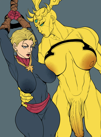 Captain Marvel and Ex Nihilo cover