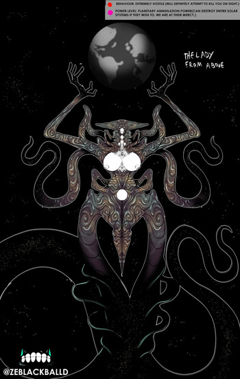 The lady from above cover