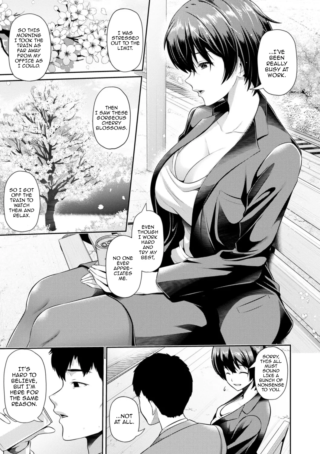 Bantou no Sakura | A Cherry Blossom On A Winter Night page 3 full