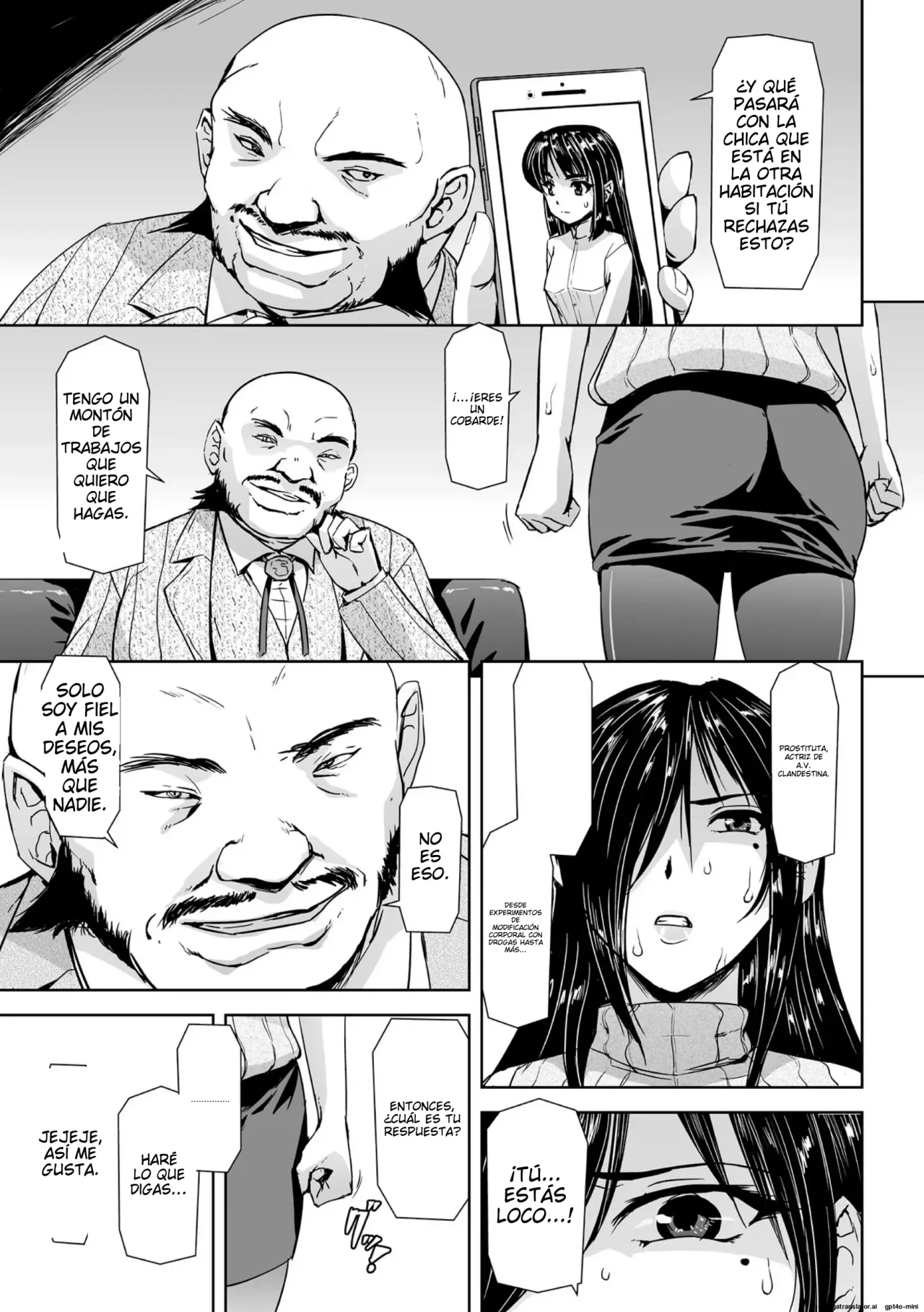 Torawareta Bishoujo Sousakan Kamishiro Sakura THE COMIC + Tsuika Zoku  Otou-sama to Papa + if Short Story  +  Design Archive  | La Hermosa Chica Investigadora Capturada Sakura Kamishiro - El COMIC page 9 full