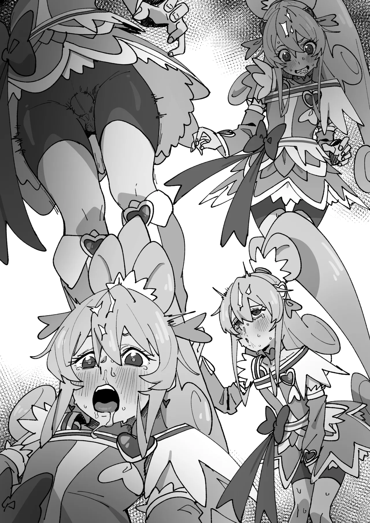 スパッツの中にテレポートされたバイブで強制絶頂しまくるキュアハート page 5 full