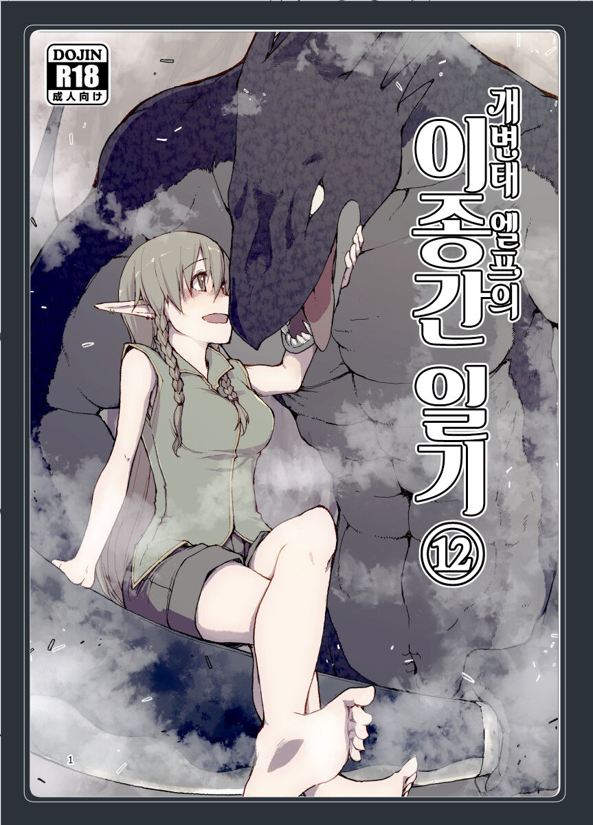Dosukebe Elf no Ishukan Nikki 12 | 개변태 엘프의 이종간 일기 12 page 2 full
