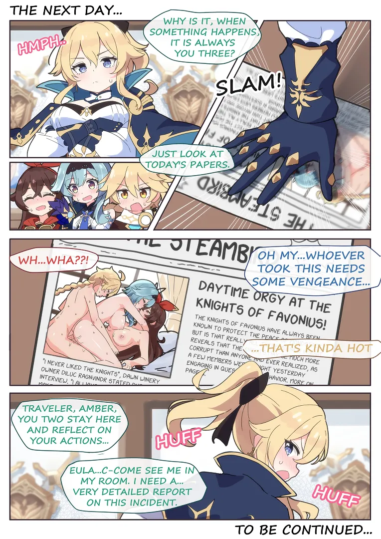 That time Eula had her vengeance on me, but it felt good?? Vol. 2 page 7 full