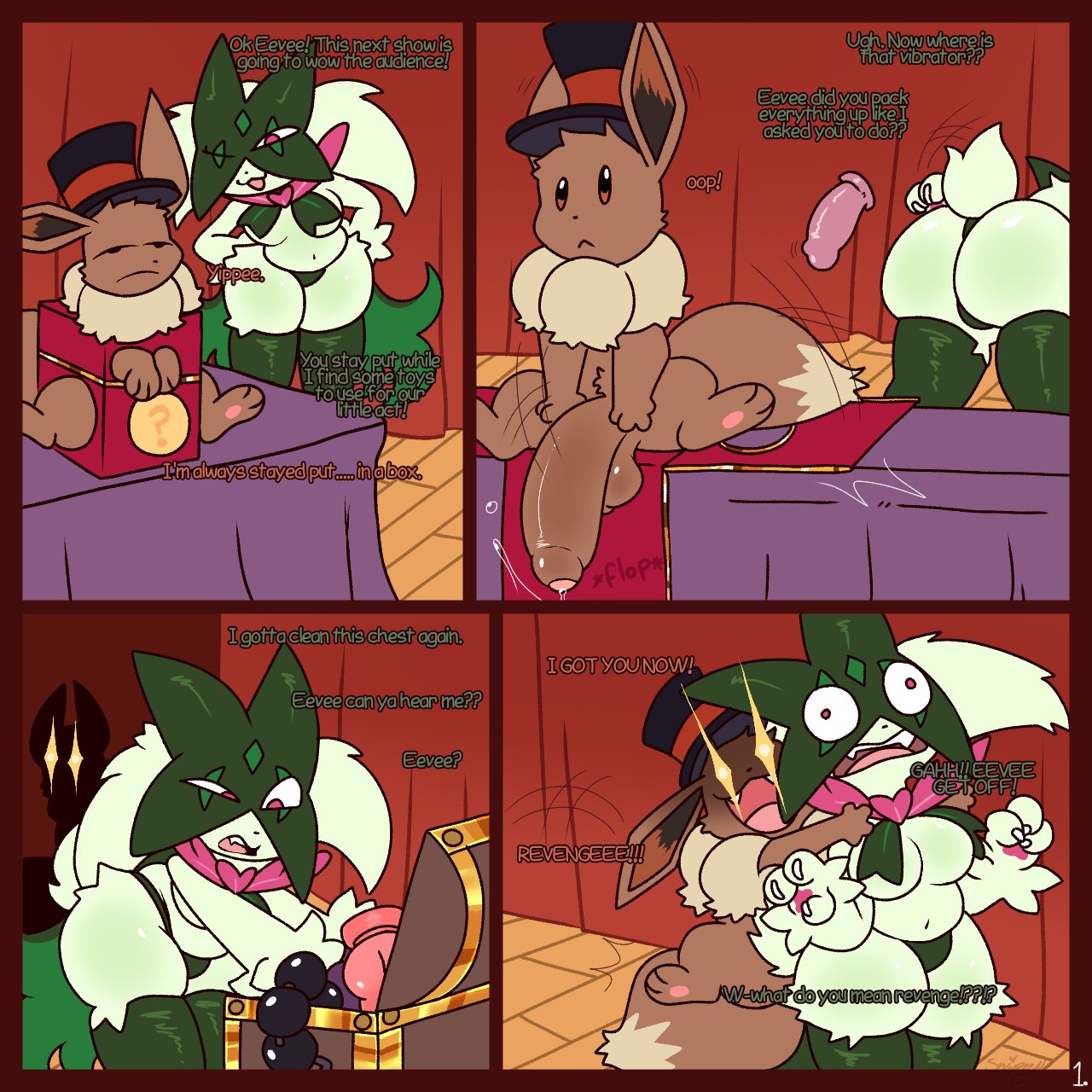 Eevee's Magical Show page 1 full