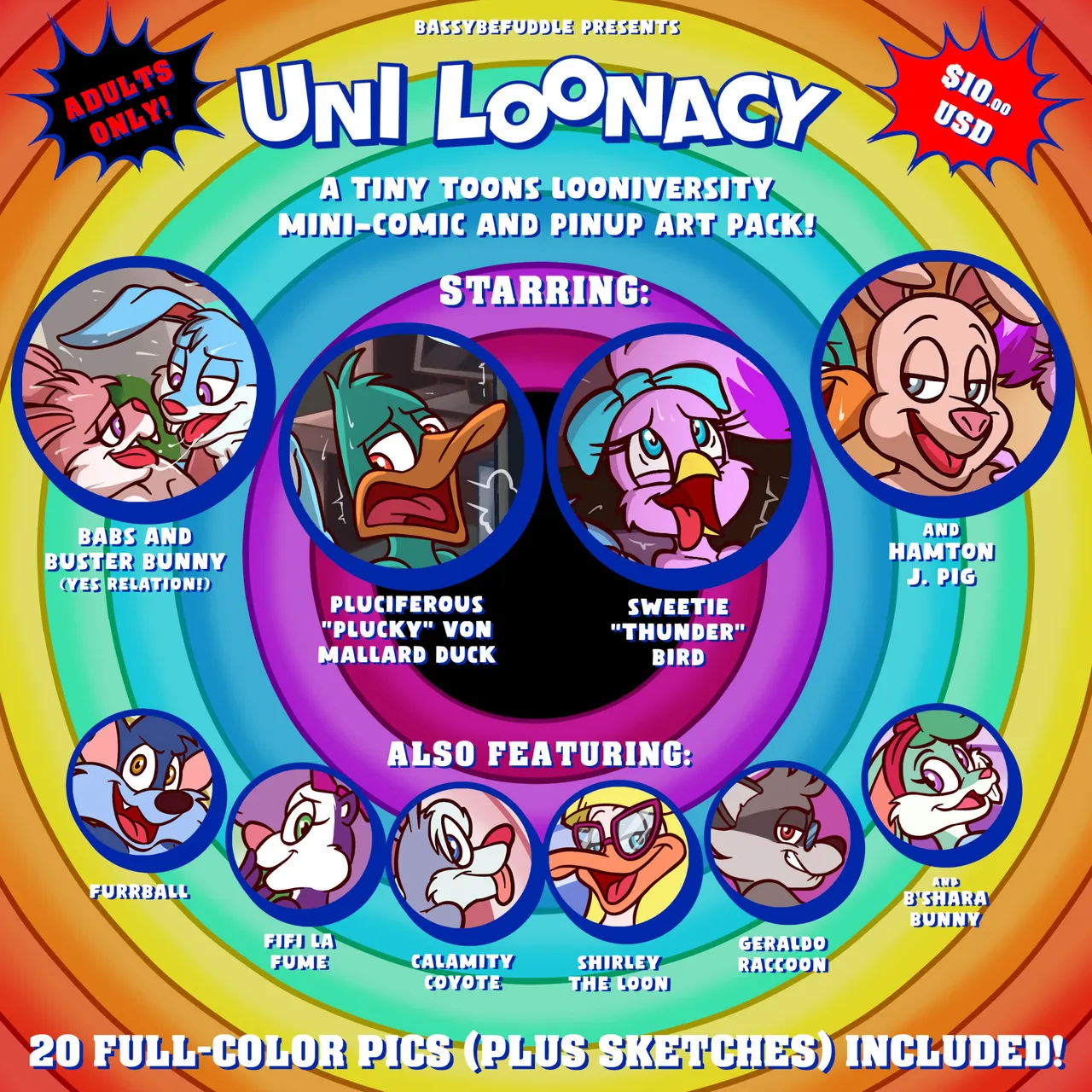 Uni Loonacy: Tiny Toons Looniversity Art Pack page 1 full