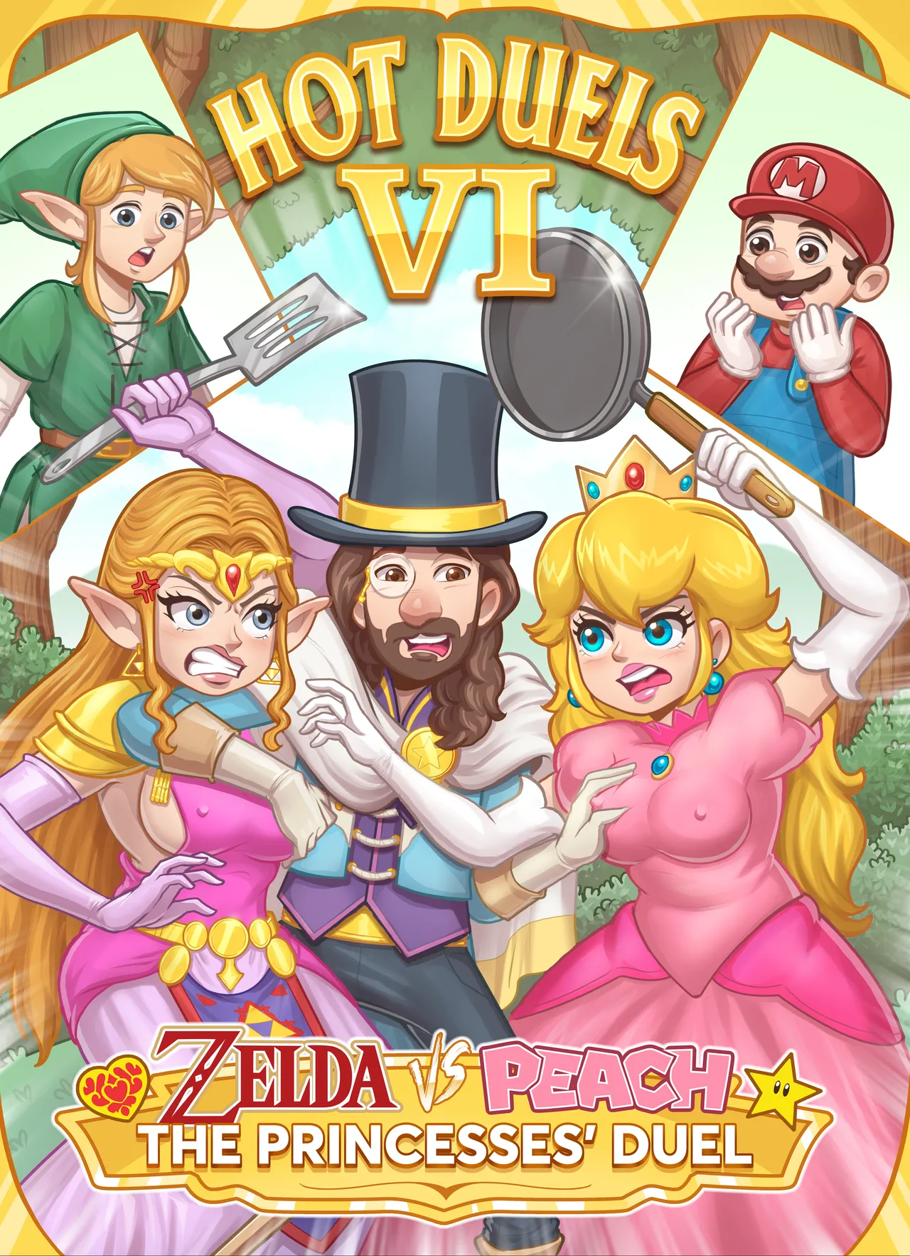 Hot Duels VI - Zelda vs Peach page 1 full