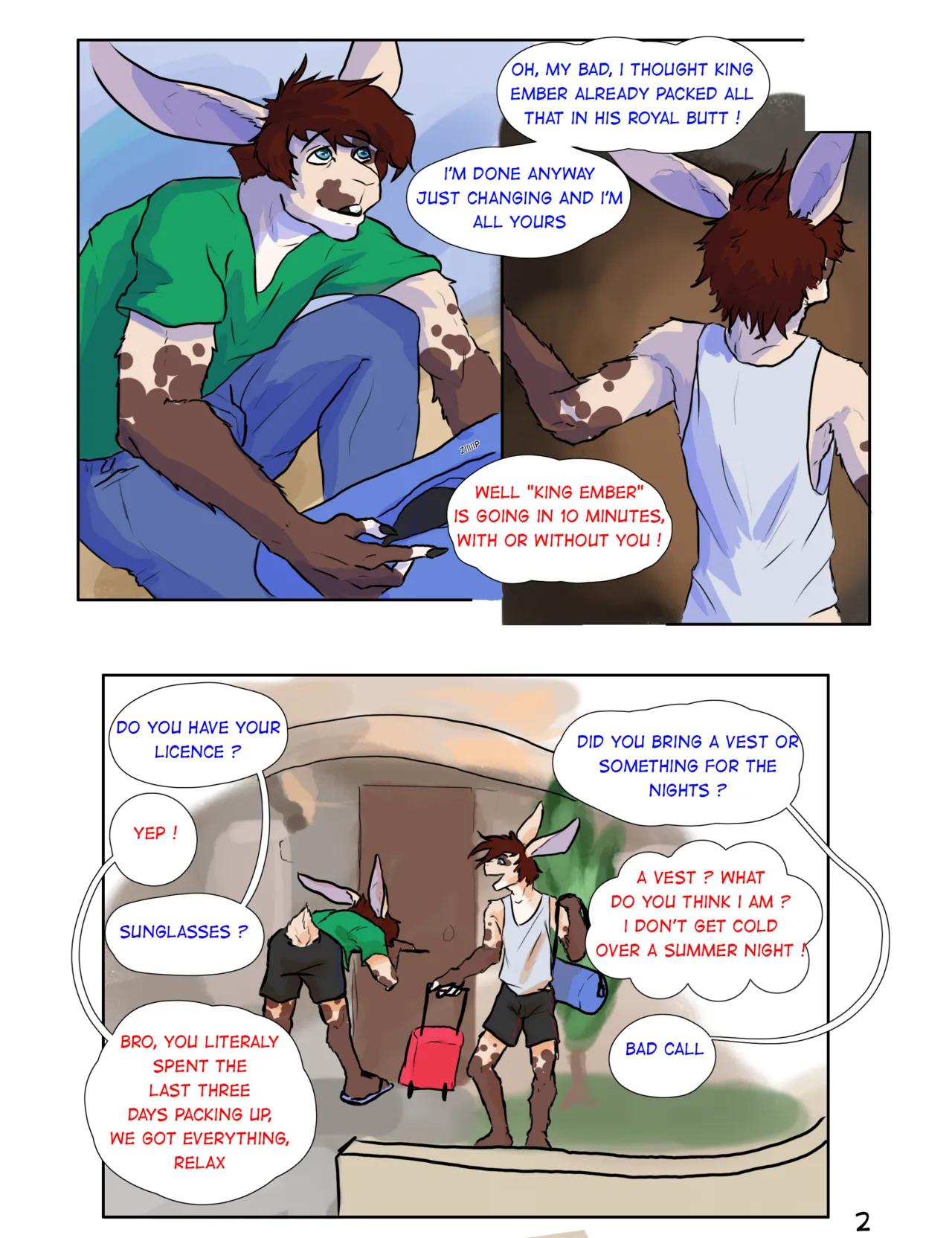 Hit the Road: Chapter 1 - Hotel California page 2 full