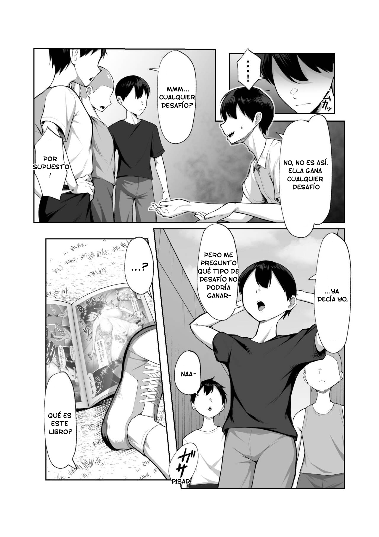 Saikyou no Onna Banchou ga Konna Erogaki-domo ni Makeru Wakenai! | ¡La Jefa Más Fuerte No Puede Perder Contra Estos Mocosos Pervertidos! page 5 full