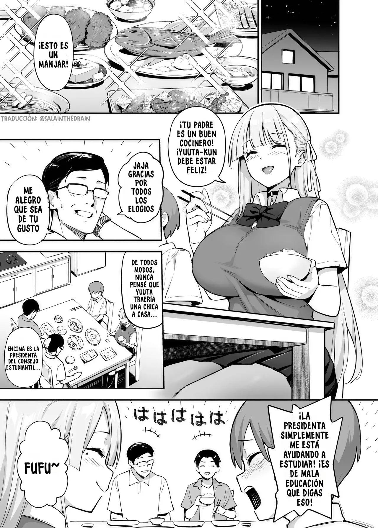 Akogare no Seitokaichou ga Kyonyuu Sugiru Ken 2 | La Adorada Presidenta del Consejo Estudiantil con las Tetas Obscenamente Grandes 2 page 4 full