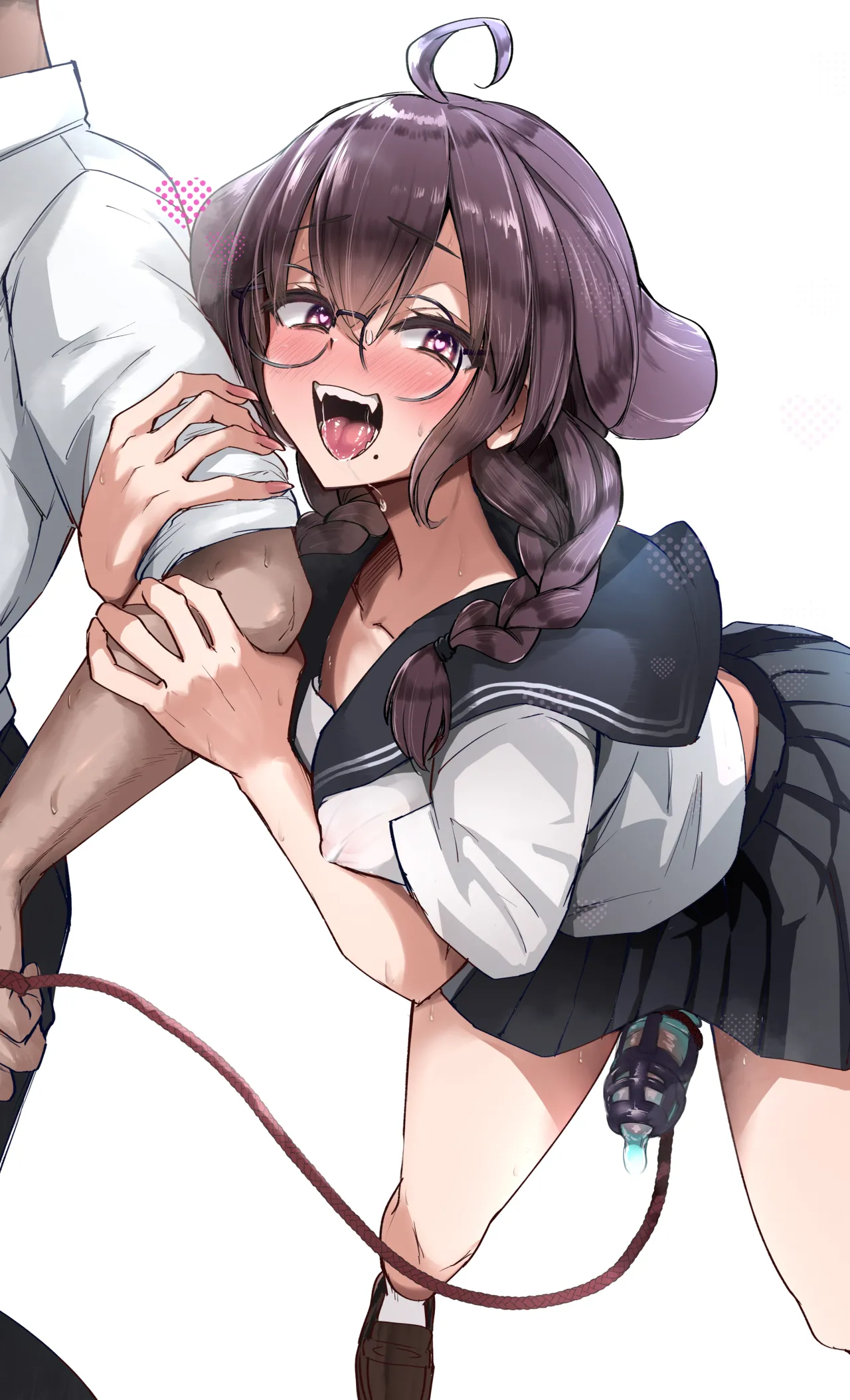 【C105新刊サンプル】ふたなりJKろうなちゃん page 2 full