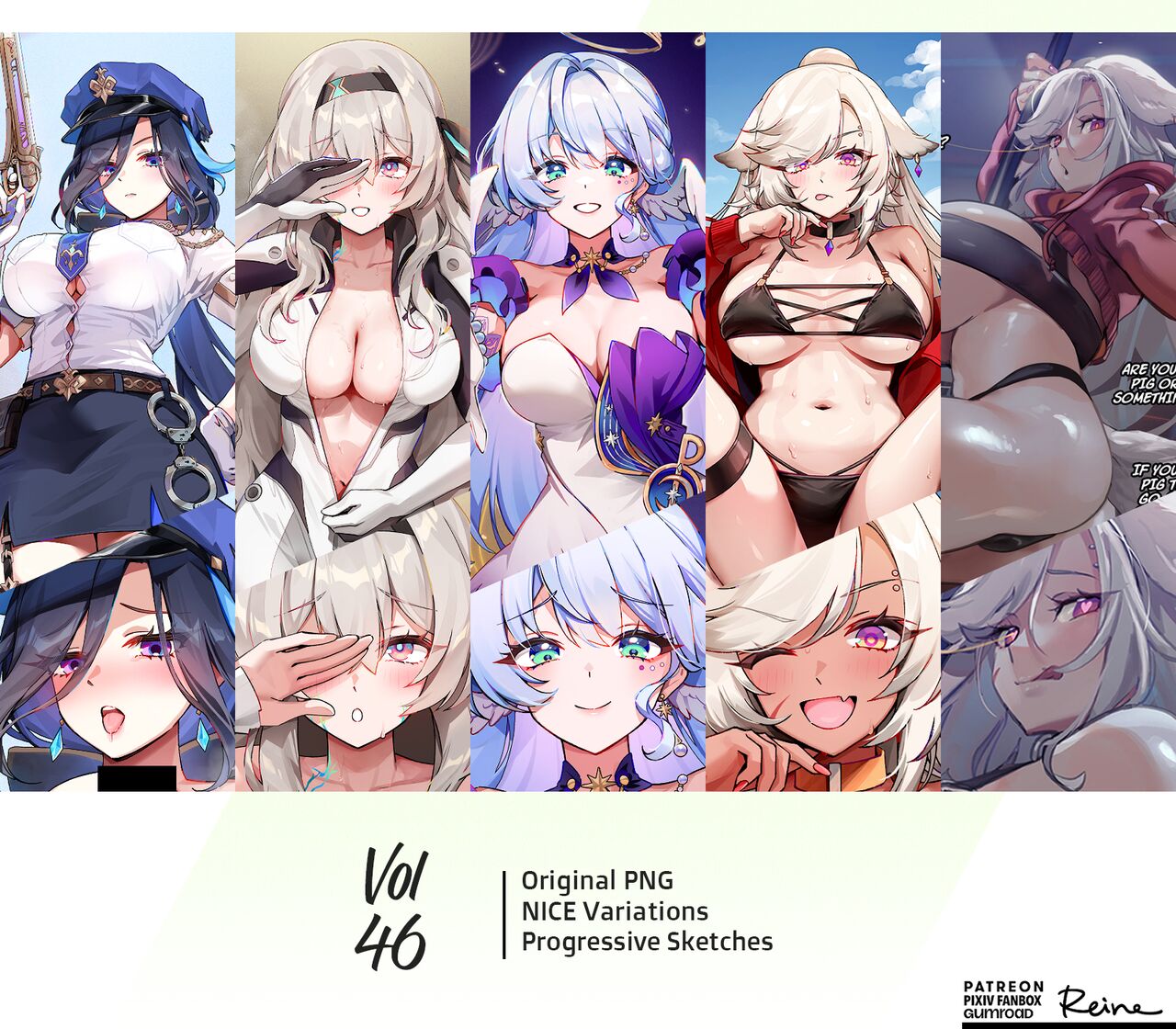 FoxyReine Gumroad Rewards Vol. 46 page 1 full