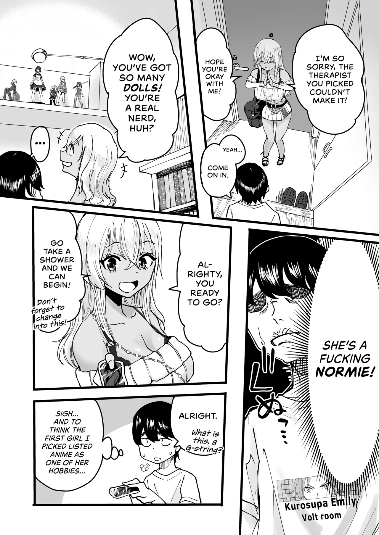 Kurogal Men-esthe Jou ga Yarasetekureru Hanashi | Happy Endings with a Tanned Gyaru Massage Therapist page 5 full
