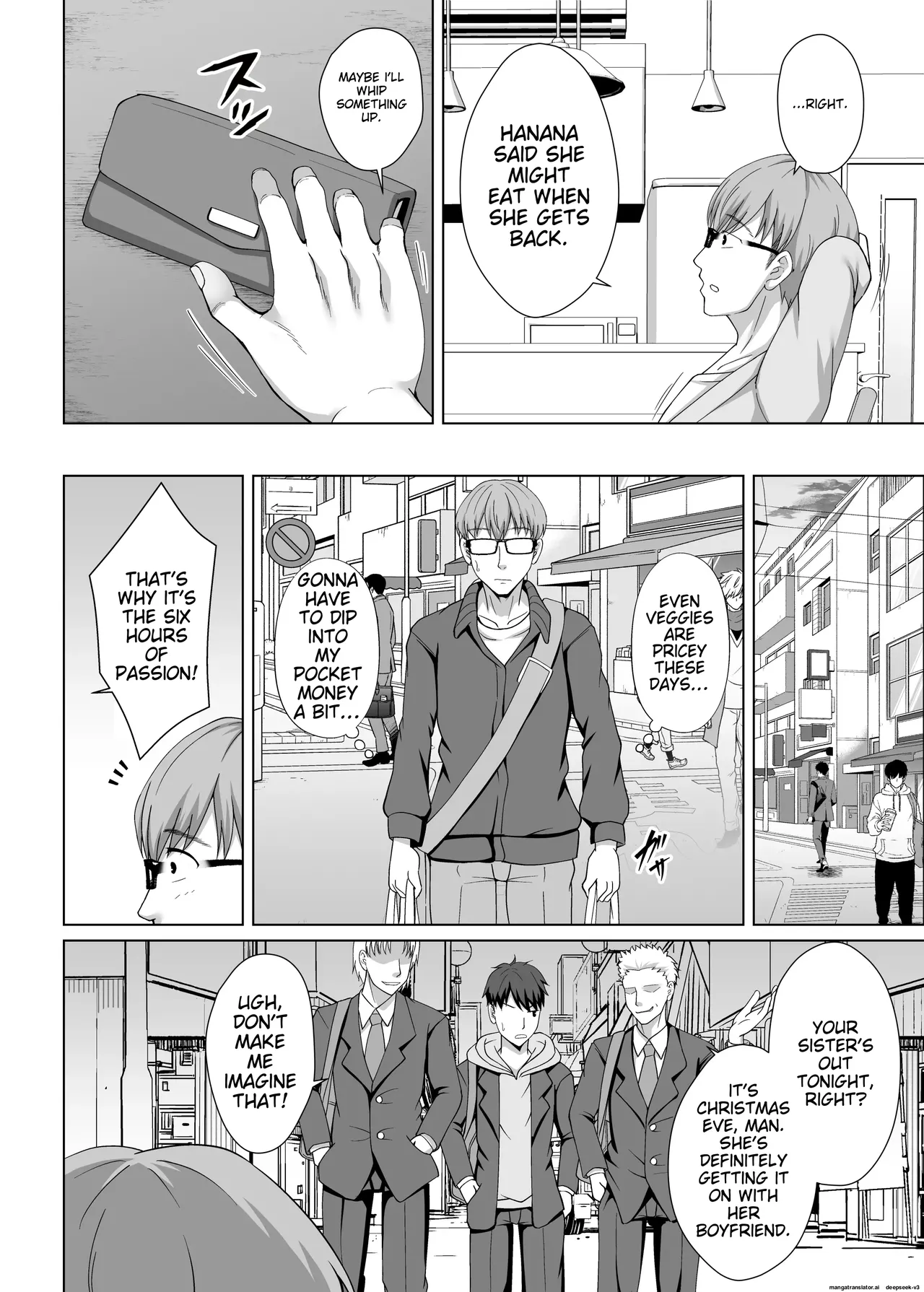 Imouto ga Asagaeri shita Christmas ~Teshio ni Kaketa Imouto wa Yarichin Kareshi ni Sei no Roku Jikan Kotteri Dakareteita~ page 9 full