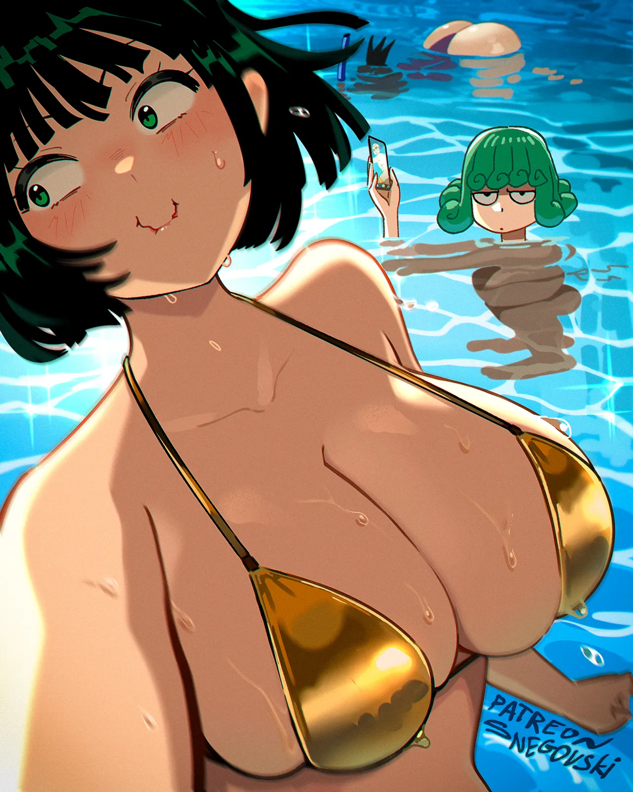 Fubuki pool + Tatsumaki day/night page 1 full
