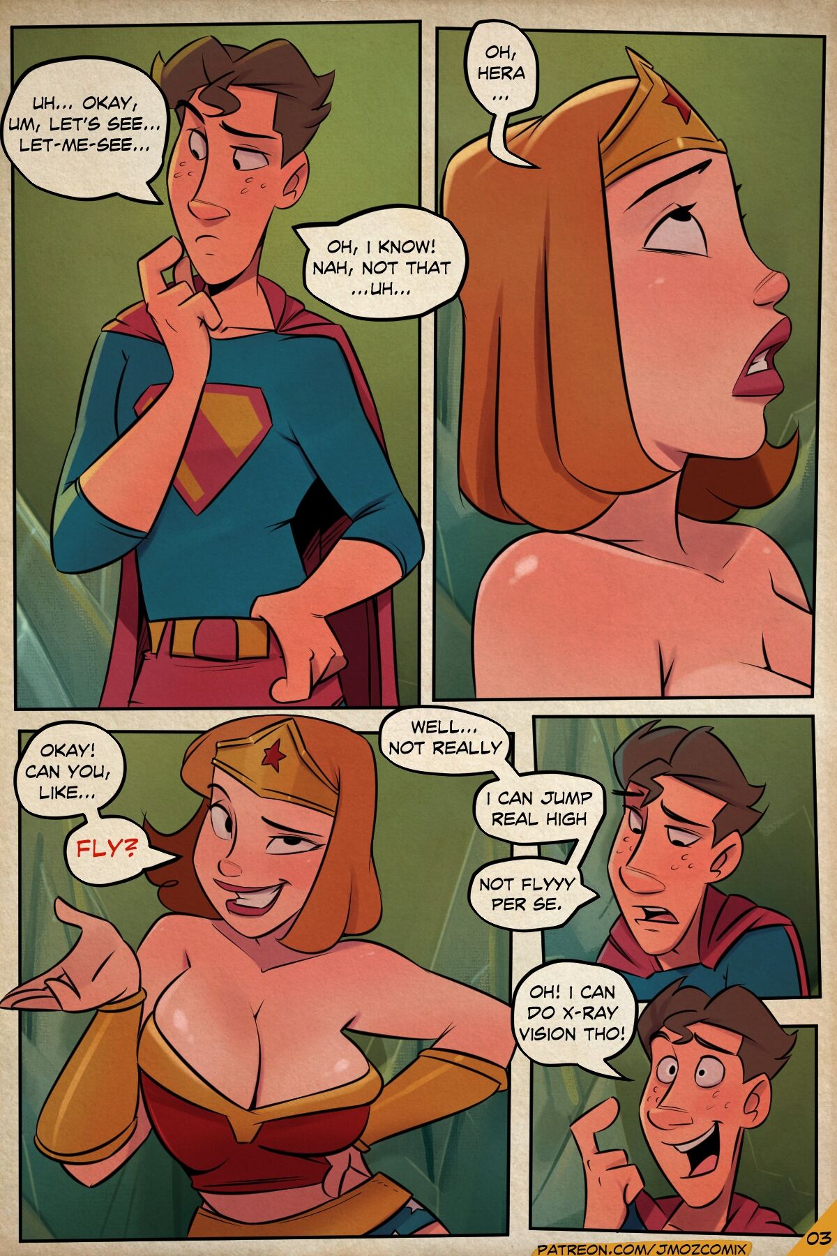 Wondermomma vs Superboy! Vol 1. page 4 full