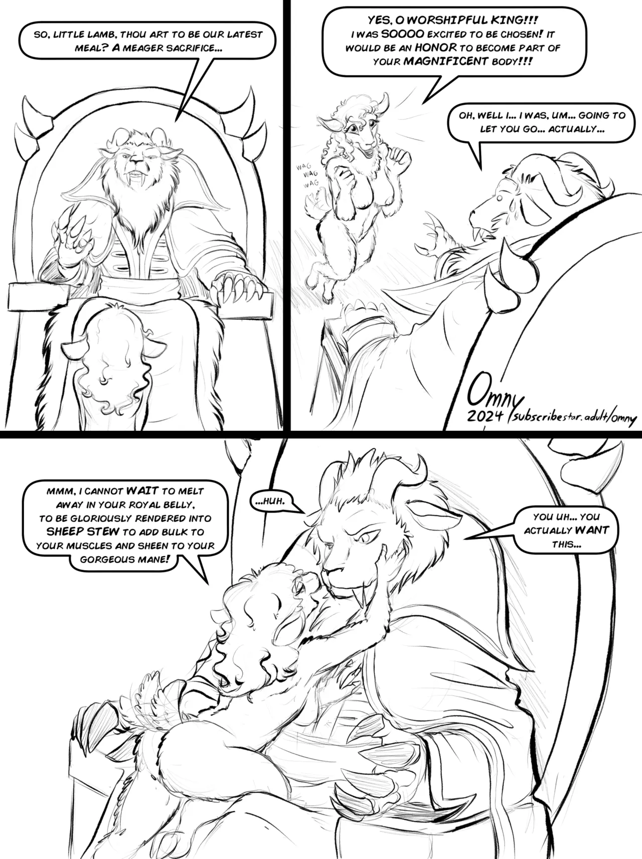 Leonhart and the Lamb page 1 full